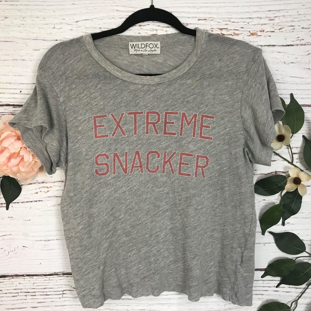 Wildfox Size M Extreme Snacker Short Sleeve Top